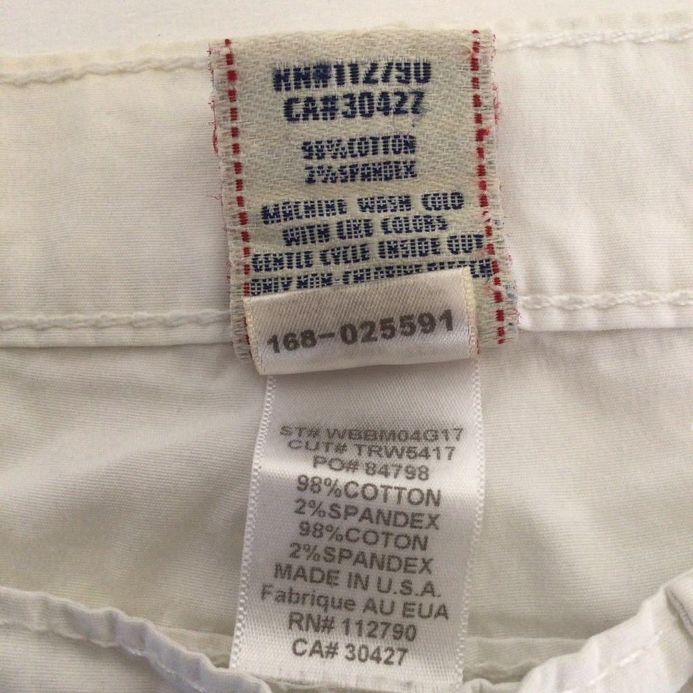 True Religion White Cropped Pants - Picture 10 of 16